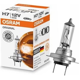 Resim 12v H7 Far Ampulü 1 Adet Alman Malı Osram 64210 