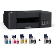 Resim Brother DCP-T420W Wi-Fi + Tarayıcı + Fotokopi Renkli Çok Fonksiyonlu Tanklı Mürekkep Püskürtmeli Yazıcı-Photoink Mürekkepli 