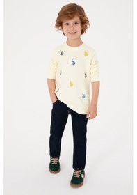 Resim U.s. Polo Assn. Erkek Çocuk Sweatshirt 50316501-vr256 İnci 