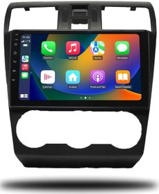 Resim Oskodi Subaru Forester Android Carplay Multimedya 2016-2018 4gb Ram + 64gb Hafıza 