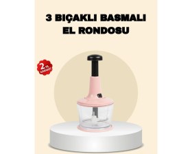 Resim Nuveden Ieg™ Basmalı Manuel Rondo Hızlı ve Zahmetsiz Doğrama 