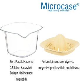Resim Microcase 500ML Hazneli Limon Portakal Narenciye Sıkacağı -AL4690 