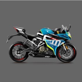 Resim Cf Moto 250 Sr Motosiklet Jant Dışı Üçgen Tasarım Sticker Etiket Modeli 