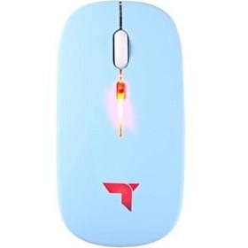 Resim TM-12 Ergonomik Rgb Işıklı Kablosuz Siyah Optik Mouse Torima