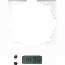 Resim Eqona Pratik Saat Derece Çerçeve, Beyaz 