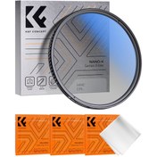 Resim K&F Concept NANO-K SERIES 58mm HMC-CPL Filtre Ultra İnce Çok Kaplamalı 