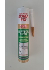 Resim Somafıx Se289 Genel Amaçlı Silikon 280 Gr - Antrasit Gri Silikon 