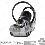 Resim Traktör Cam Kabin Silgi / Silecek Motoru 12 Volt 