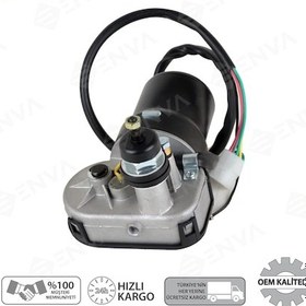 Resim Traktör Cam Kabin Silgi / Silecek Motoru 12 Volt 