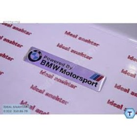 Resim Bmw Araç Serisi Powered By Bmw Motorsport Logo Amblem Plaket (149488778) 