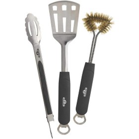 Resim Napoleon 3 Parçalı Paslanmaz Çelik Barbekü Alet Seti 