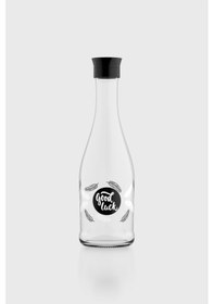 Resim Renga Gala Good Luck Desenli 1000 Ml Cam Karaf 212011 Siyah 