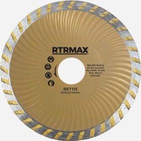 Resim Rtrmax RET180 Turbo Kanallı Elmas Testere 180*22MM 