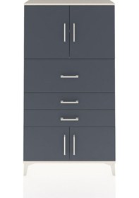 Resim Arges Dolap 2 Raflı 3 Çekmeceli 4 Kapaklı 88x30x163 Aytaşı-an... Aytaşı 