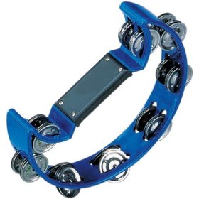 Resim Maxtone PTC-81 Yarım Ay Tef - Çift Sıra Zilli (Perküsyon) | Yüksek Ses Hacmi, Sert Plastik Gövde, Kaymaz Sap ve Profesyonel Ritim Grupları İçin İdeal Tasarım 