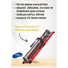 Resim PRO90 Seramik ve Granit Kesme Makinası - Yüksek Performanslı ve Hassas Kesim 