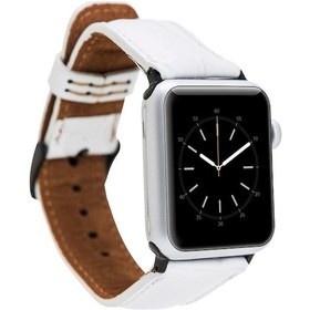 Resim Bouletta iOS Uyumlu Watch Deri Kordon 42-44-45Mm Beyaz 