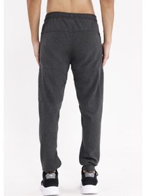 Resim Pıtırcık Yüzeyli Konforlu Bel Lastikli Ayarlanabilir Bağcıklı İki Cepli Rahat Kesim Eşofman Altı Antracite 