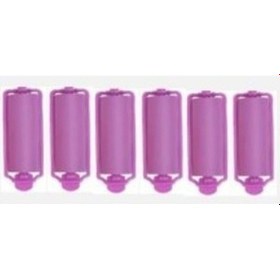 Resim Nascita 1.5 Cm Rubber Bigudi 8'li - 38 Pembe 