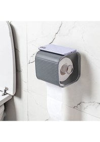 Resim Porsima 2042 Yapışkanlı Banyo Tuvalet Kağıtlığı Peçetelik 