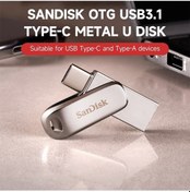 Resim Motion003 Sandisk 32gb Çift Portlu Döner Usb 3.1 Flash Bellek - 150mb/s Okuma Hızı, Küçük Boyutlu Tasarım 