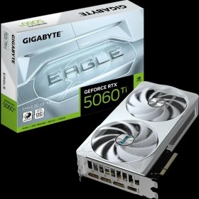 Resim GIGABYTE GV-N506TEAGLE OC ICE-16GD, RTX5060TI, EAGLE OC ICE, 16Gb, GDDR7, 128BIT, 2 Fanlı, 1xHDMI, 3xDP, GAMING Ekran KARTI 