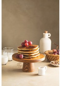 Resim Justwood 2 Li 2 Katlı Kek Stantı Ve 20 Cm Mini Kurabiye Pasta Sun 