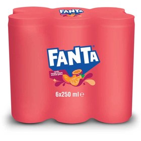Resim Fanta Exotic Gazlı İçecek 6x250 Ml 