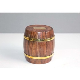 Resim Pirinç Fıçı Kumbara 