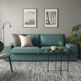 Resim IKEA Gri Modern Kanepe - 3'lü Kanepe 
