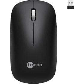 Resim Lecoo WS214 1200 DPI 4 Tuşlu Kablosuz Mouse Siyah 