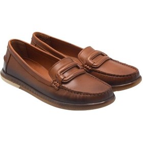 Resim Kadın Deri Ayakkabı Taba 25484105y Taba 