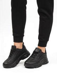 Resim WALKWAY Siyah Bağcıklı Kadın Sneaker DRK171 G 