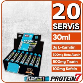 Resim Hardline L-Karnitin Matrix 20 Ampul - 3000Mg 