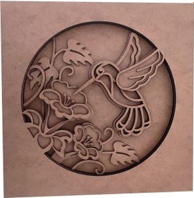 Resim Ahşap Çok Katmanlı Boyanabilir Tablo - Pano \ Kuş 50 X 70 Ntpkp Kş 