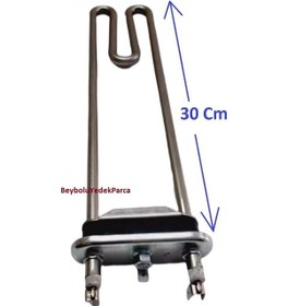 Resim Bosch Uyumlu Uzun Tip Rezistans Çamaşır Makinesi Rezistansı 