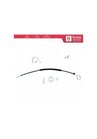 Resim VW New Beetle Cabrio 2003-2010 İçin Arka Sağ Cam Kriko Tamir Seti 