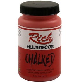 Resim Rich Marka: Multi Decor Chalked Akrilik Boya 250 Cc 4528 Retro Kırmızı Kategori: Akrilik Boya 