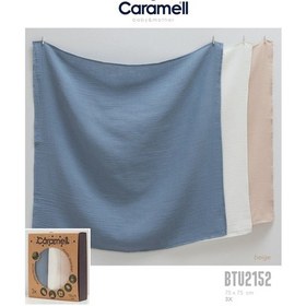 Resim Caramell Basic Müslin 3 Lü Battaniye Btu 2152 Bej 