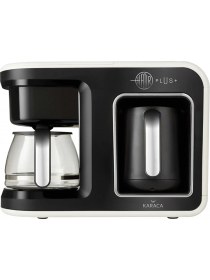 Resim Karaca Hatır Plus 2 in 1 Kahve Makinesi Krem 