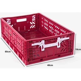 Resim Aykasa 604018 Maxibox Konforlu Kilit Chili Pepper Katlanabilir Kasa 