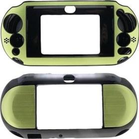 Resim Ps Vita 1000 Uyumlu Koruyucu Kapak Metal Full Koruma Yeşil 
