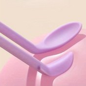 Resim 1/3pc Mor Mini Silikon Spatula, Makyaj Spatula Küçük Spatula Kozmetikler Için, Yeniden Kullanılabilir Güzellik Spatula, Küçük Spatula Kavanoz Spatula, Güzellik Malzemeleri, Kozmetik Aksesuarları 