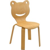 Resim Ens Kids Collection FROG Naturel Ahşap Çocuk Sandalyesi 2 - 7 Yaş 