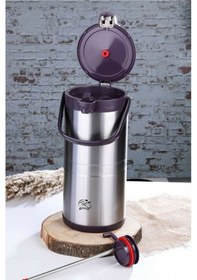 Resim Çift Katlı Paslanmaz Çelik 4.5 Litre Termos Mor Ckr2009 