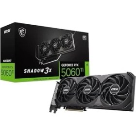 Resim Elivora Msı Geforce Rtx 5060 Tı 8gb Shadow 3x Oc Classıc Gddr7 128BIT DX12 Gaming (Oyuncu) Ekran Kartı 