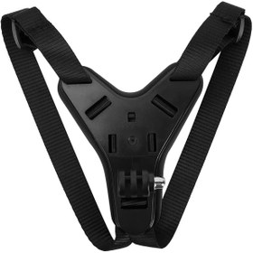 Resim Gplus Gp524 5 Parça Gopro Eken Sjcam Aksiyon Kamera Tutucu Jaw Mount Motor Kask Çene Tutma Aparatı Siyah 