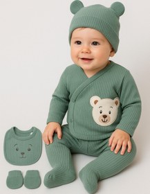 Resim nevrankids Bear Organik 5'li Hastane Çıkışı Seti 