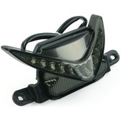 Resim Synodicmonth Honda Cbr600rr 2007-2011 İçin Geliştirilmiş Motosiklet Ön Üst Far Far İşaretleyici Gösterge Füme 