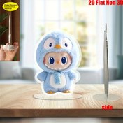 Resim 2D Düz - [2D Düz] 1 adet Bohem Tarzı Akrilik Penguen Peluş Süs - Ultra Sevimli Hayvan Temalı Masaüstü Dekorasyonu, Mavi Sweatshirt ve Eşarp Tasarımı, Hafif ve Dayanıklı, Ev, Ofis, Cafe, Yatak Odası, Oturma Odası Parti Dekoru için Uygun | Boho Tarzı Süs | Hafif Penguen Heykeli, Ekran Askısı, 2D Düz 
